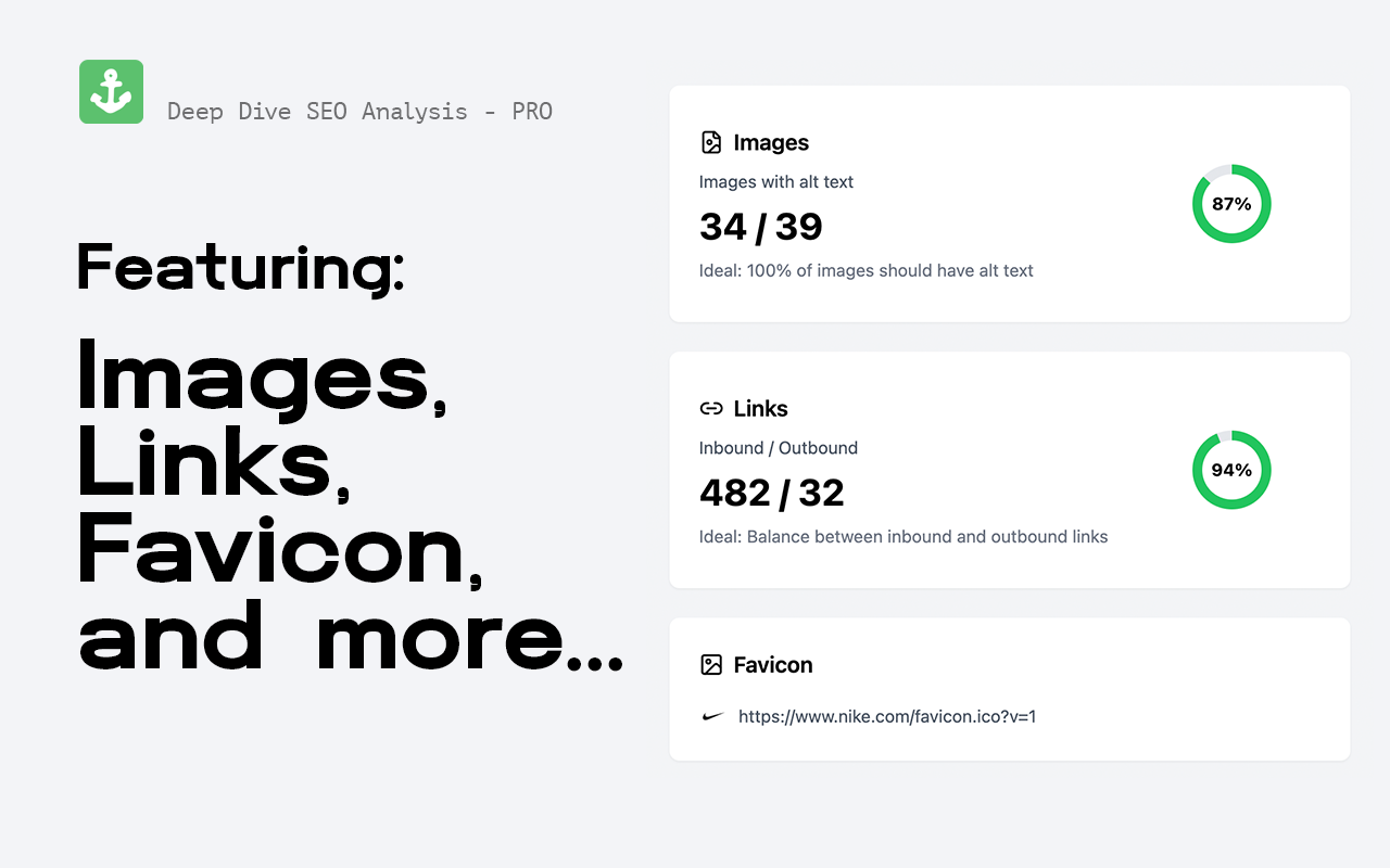 DeepDive SEO - PRO chrome谷歌浏览器插件_扩展第3张截图