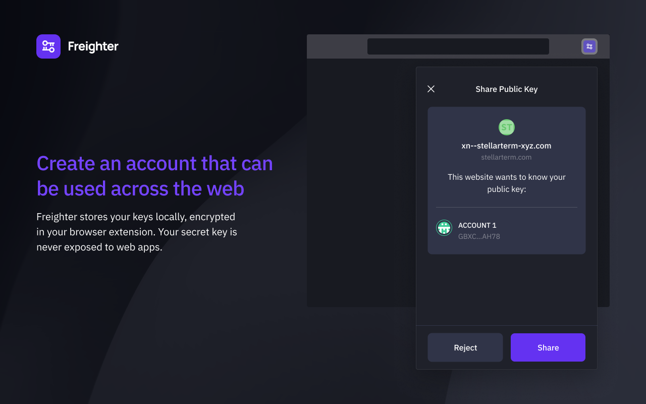 Freighter chrome谷歌浏览器插件_扩展第3张截图