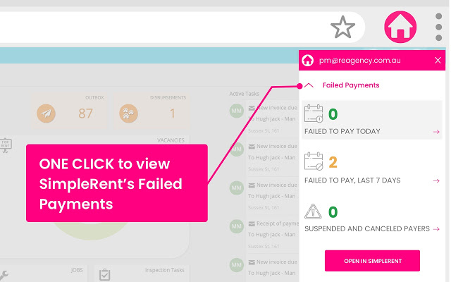 SimpleRent chrome谷歌浏览器插件_扩展第1张截图