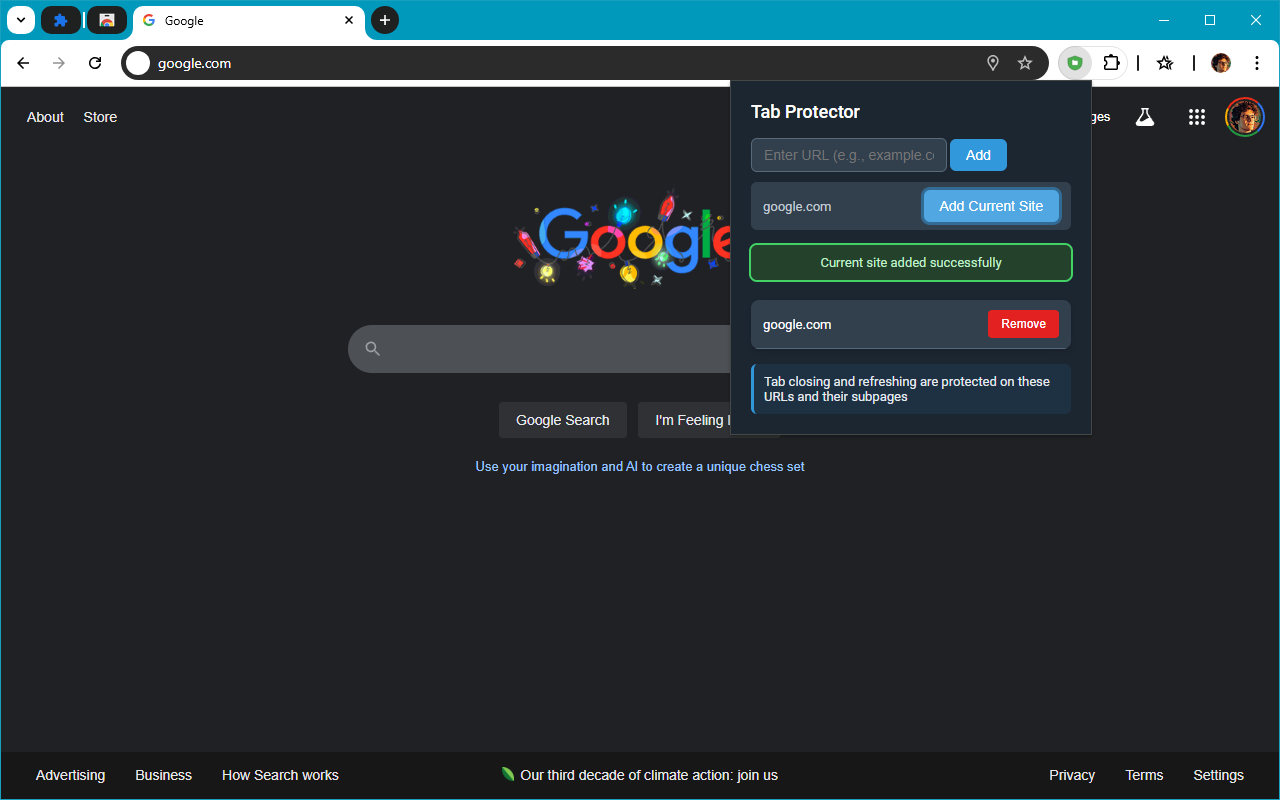 Tab Protector chrome谷歌浏览器插件_扩展第1张截图