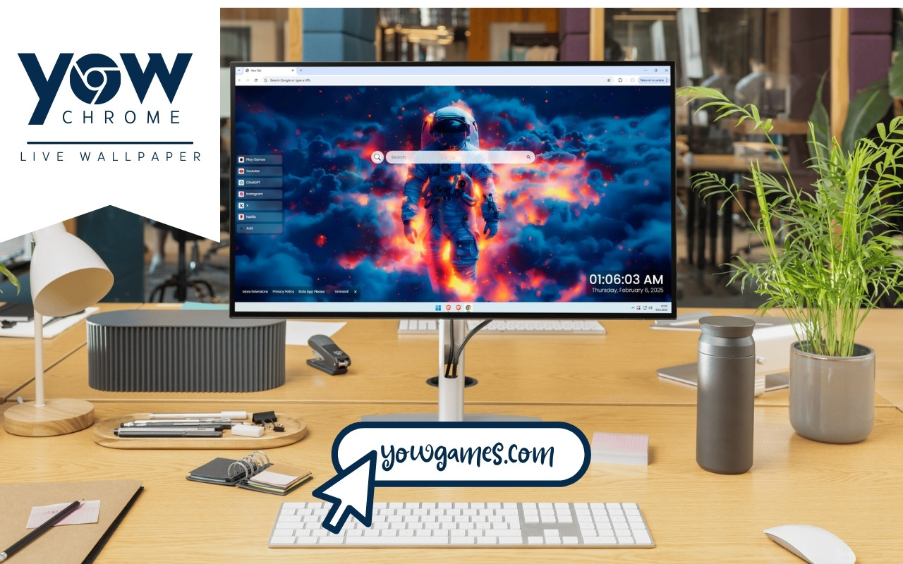 Astronaut in Clouds Live Wallpaper chrome谷歌浏览器插件_扩展第1张截图