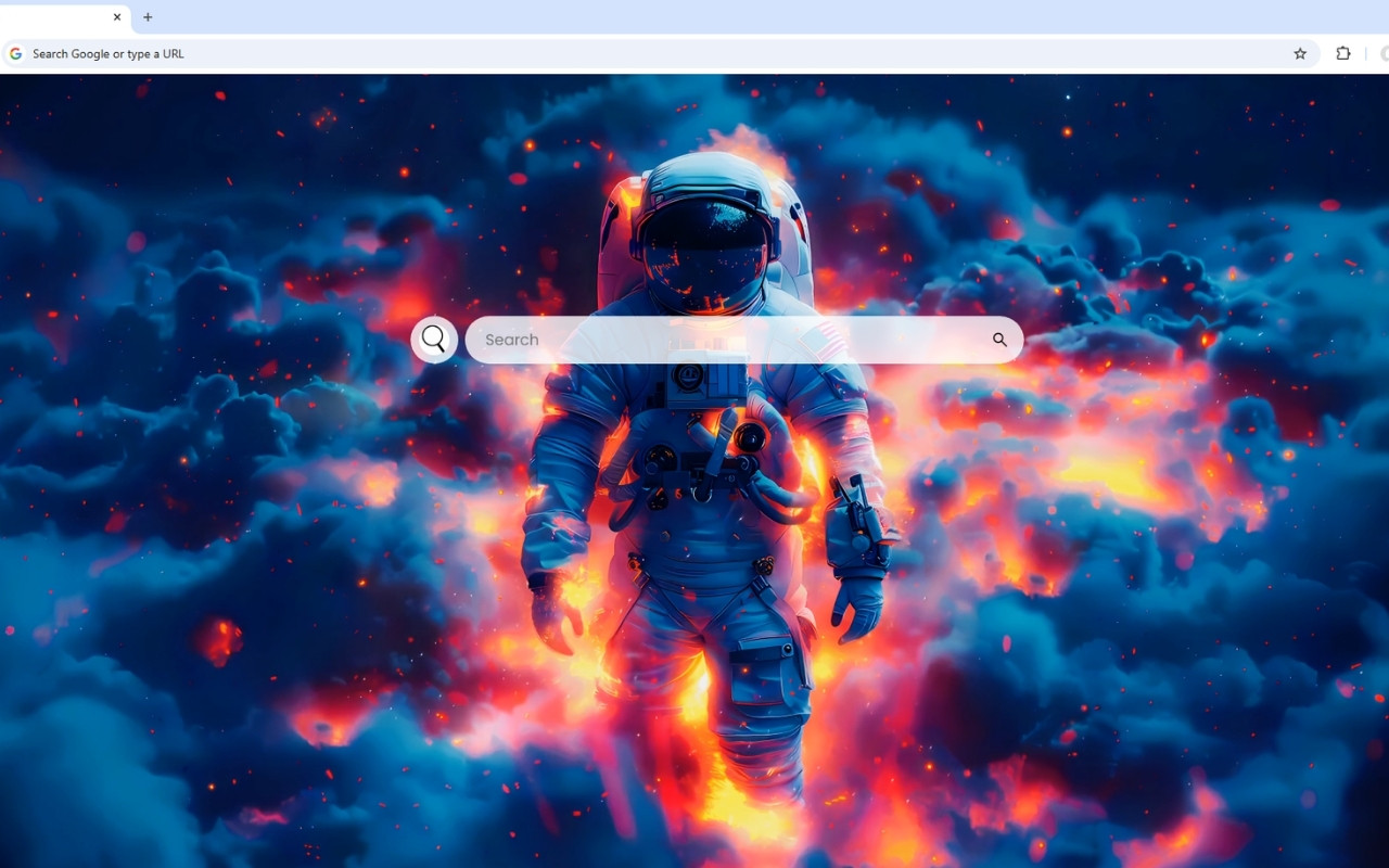 Astronaut in Clouds Live Wallpaper chrome谷歌浏览器插件_扩展第4张截图