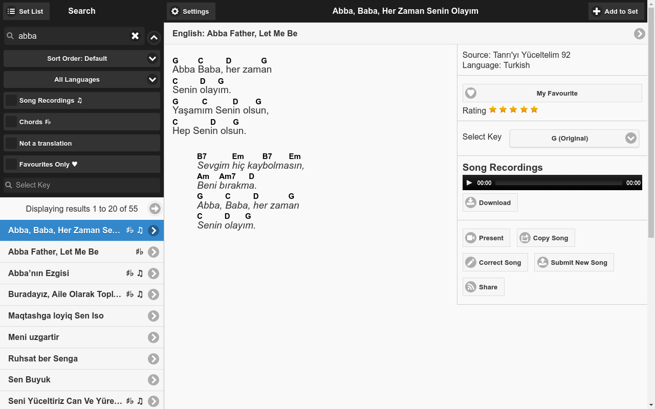 Worship Leader chrome谷歌浏览器插件_扩展第2张截图