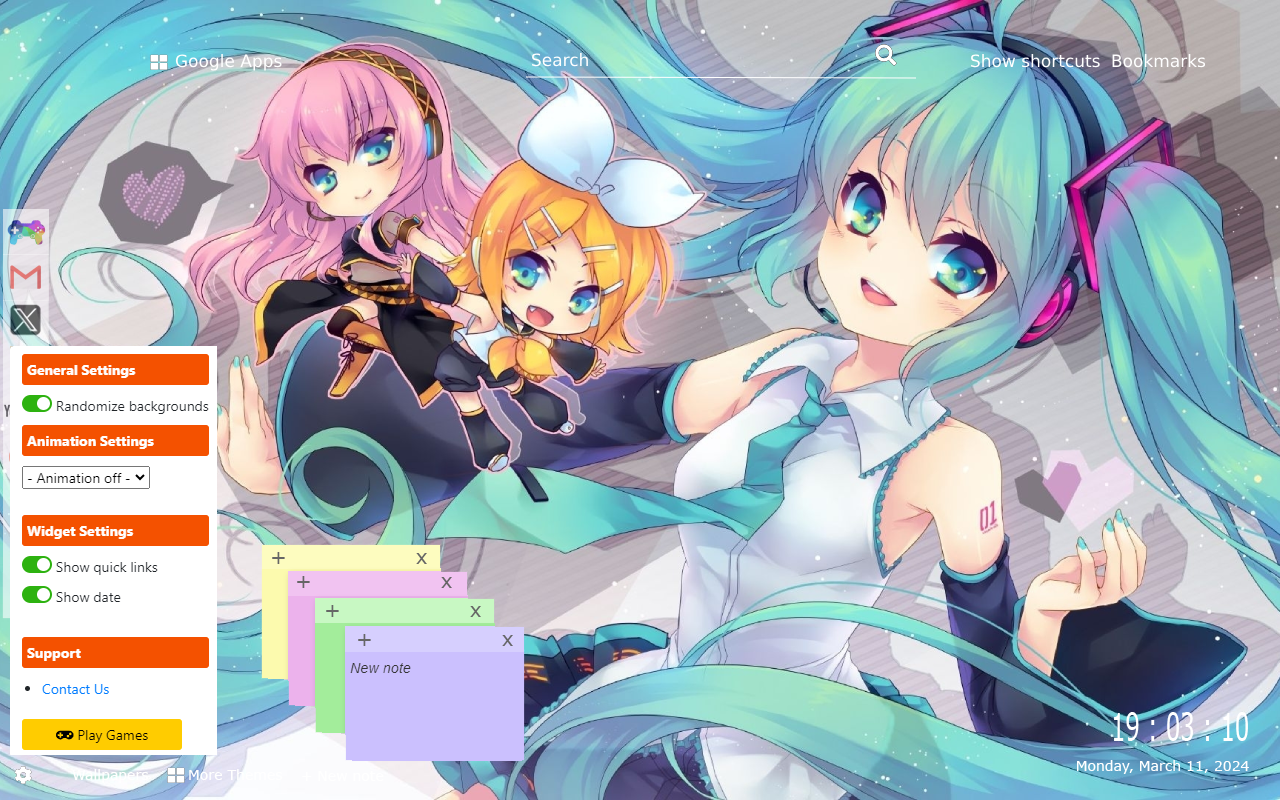 Hatsune Miku Chibi Wallpapers chrome谷歌浏览器插件_扩展第3张截图