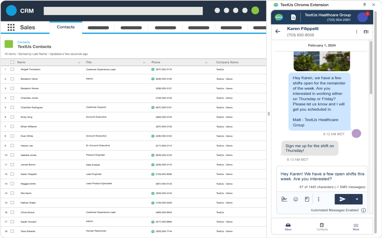 TextUs Chrome Extension chrome谷歌浏览器插件_扩展第2张截图