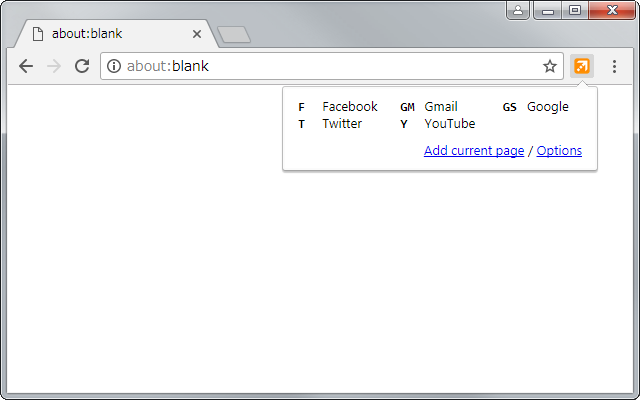 ShortcutKey2URL for Chrome chrome谷歌浏览器插件_扩展第1张截图