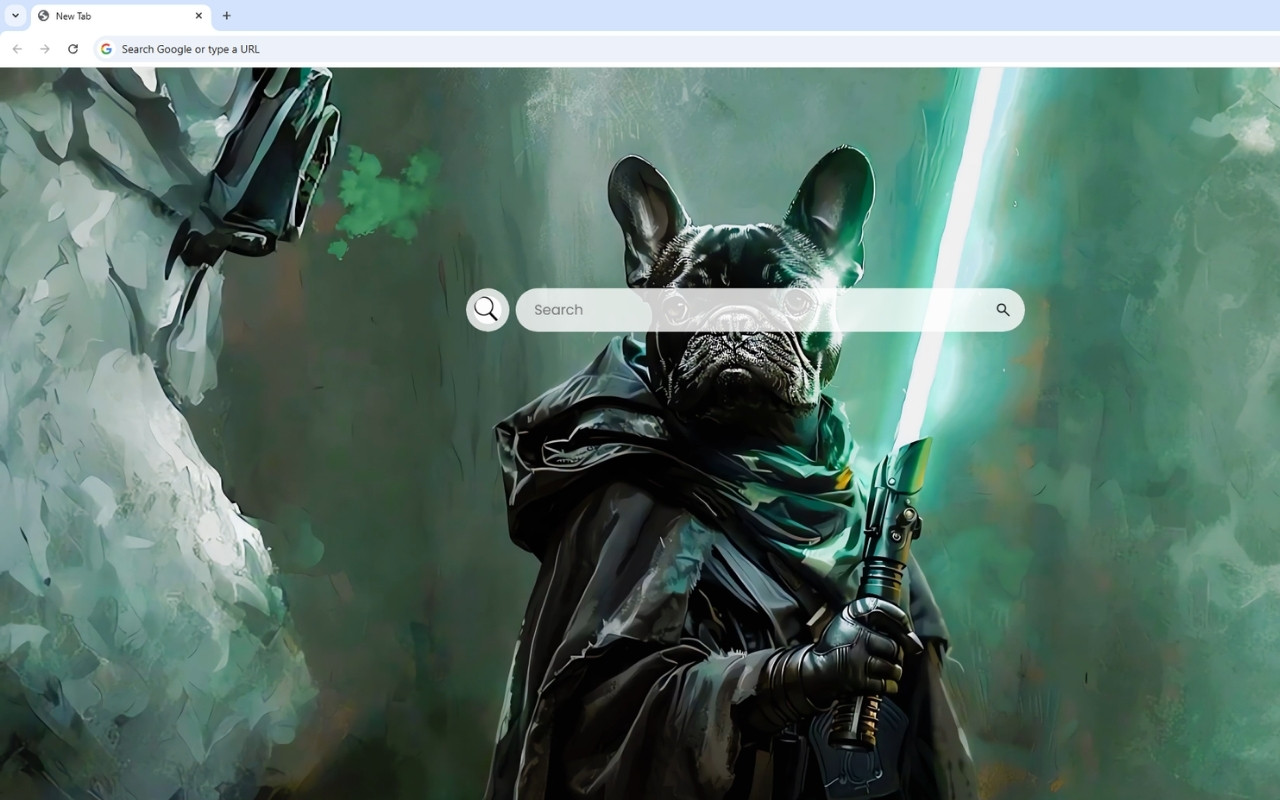 Bulldog Jedi Live Wallpaper chrome谷歌浏览器插件_扩展第2张截图