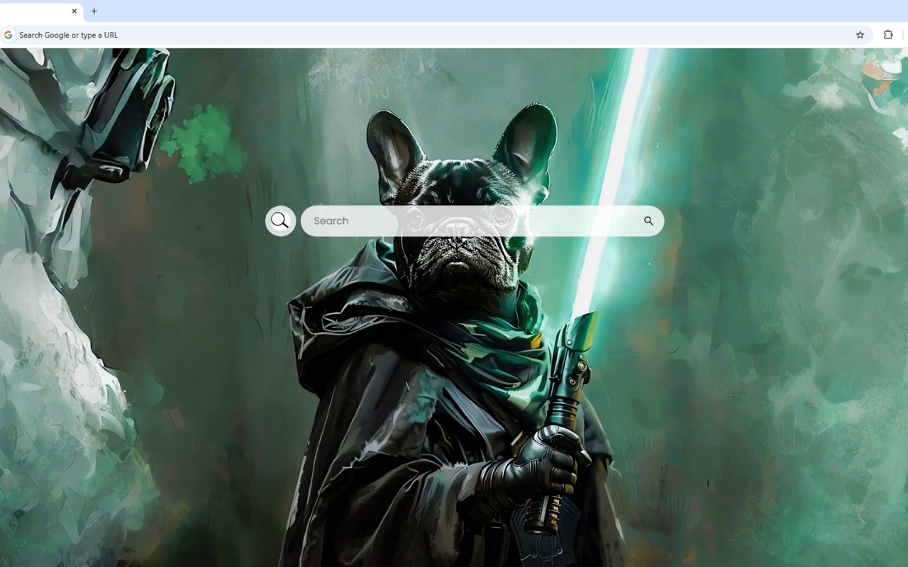 Bulldog Jedi Live Wallpaper chrome谷歌浏览器插件_扩展第4张截图