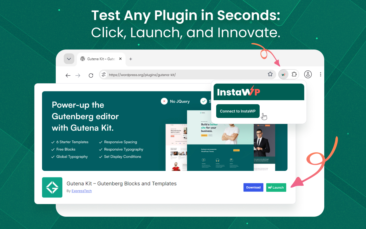 InstaWP Launcher chrome谷歌浏览器插件_扩展第3张截图