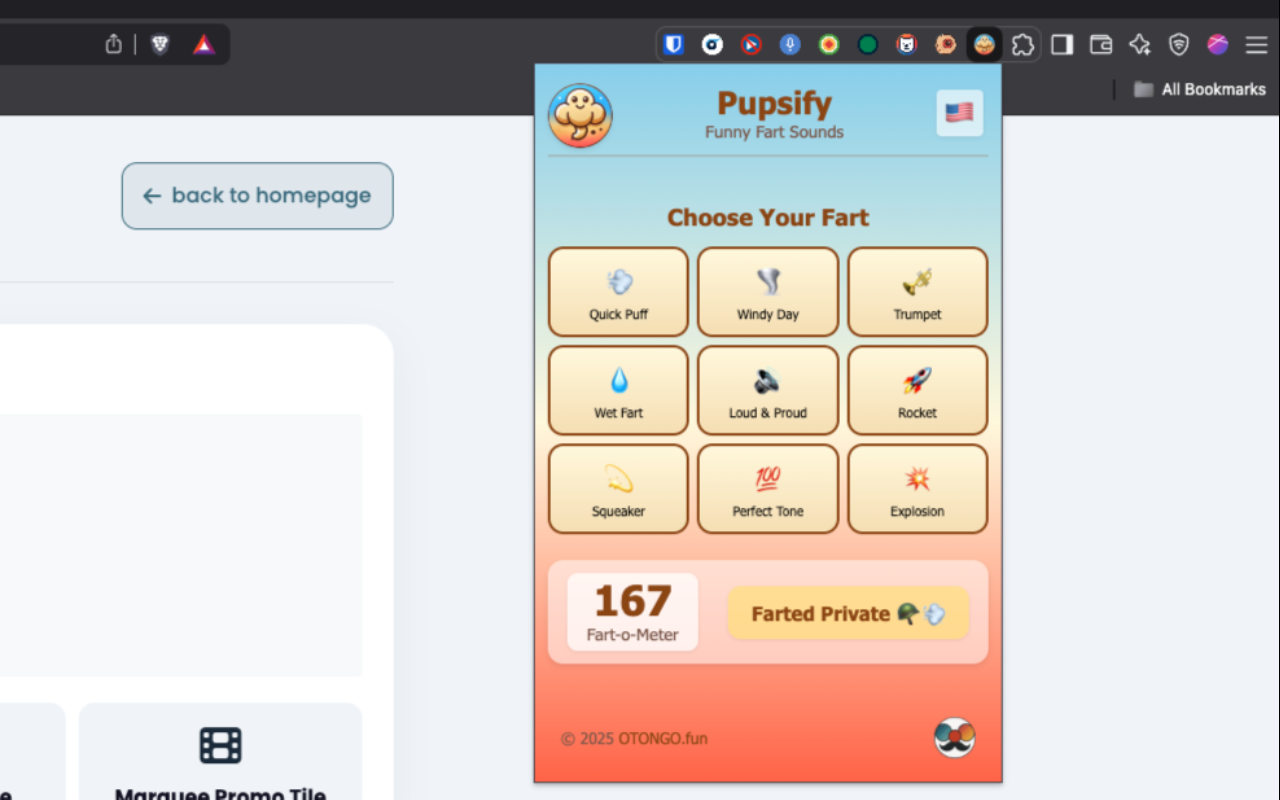 Pupsify - Funny Fart Sounds (Fart Soundboard) chrome谷歌浏览器插件_扩展第1张截图