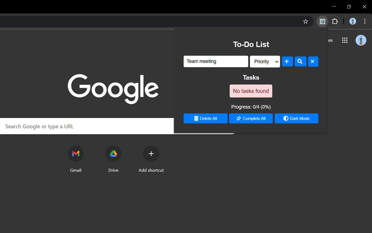 To-Do List chrome谷歌浏览器插件_扩展第3张截图