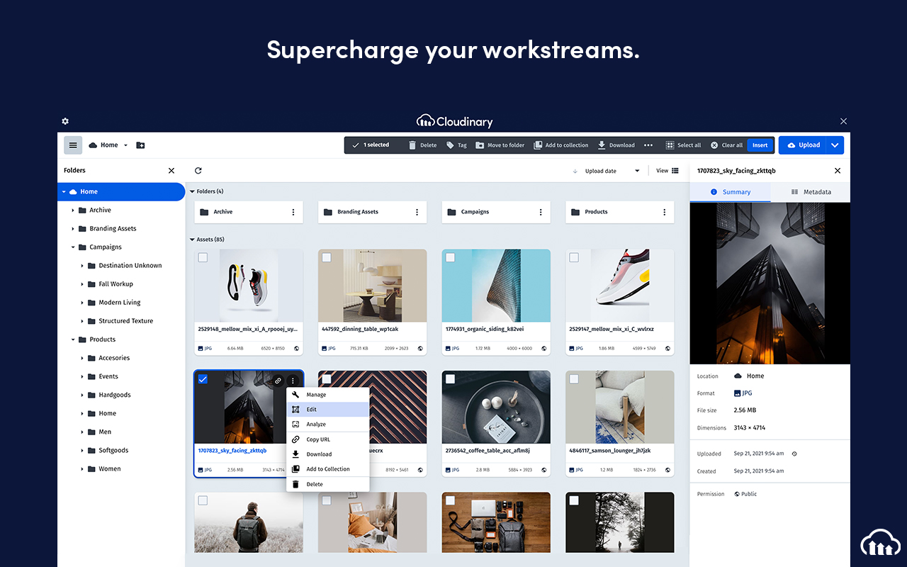 Cloudinary Media Library chrome谷歌浏览器插件_扩展第2张截图