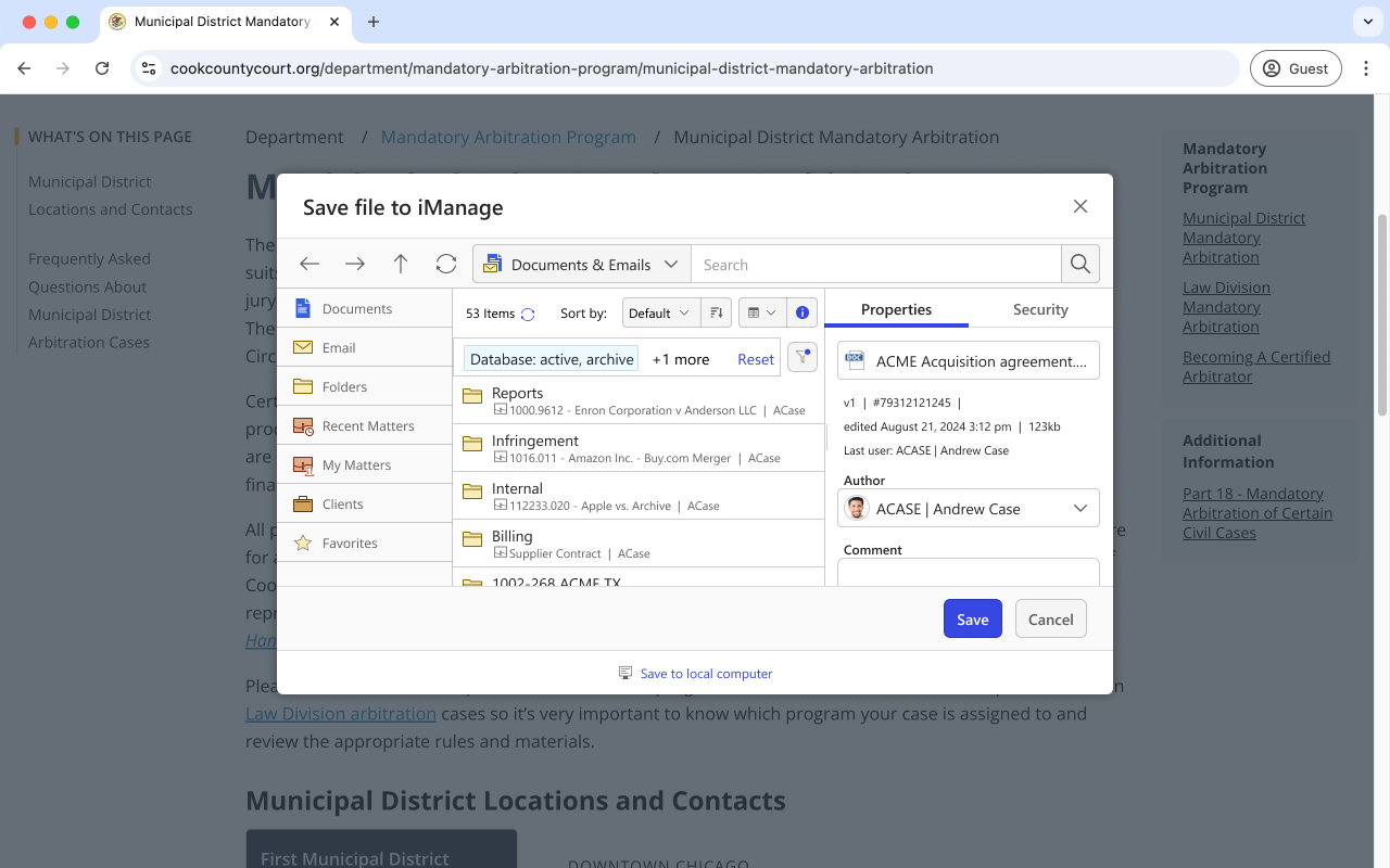iManage File Transfer chrome谷歌浏览器插件_扩展第2张截图