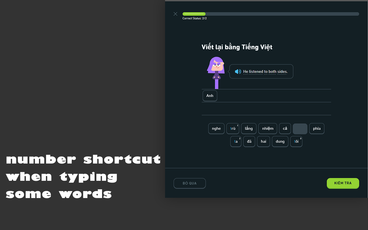 Extension for Duolingo chrome谷歌浏览器插件_扩展第2张截图