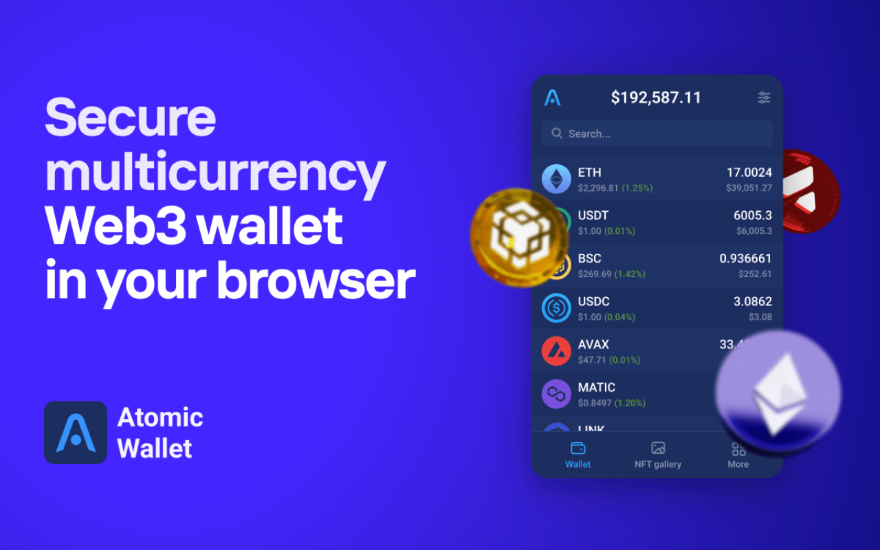 Atomic Wallet chrome谷歌浏览器插件_扩展第1张截图