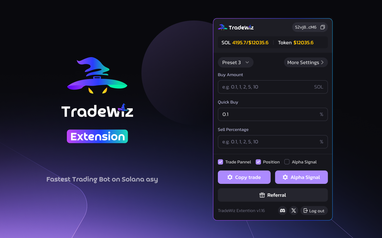 TradeWiz Extension chrome谷歌浏览器插件_扩展第4张截图