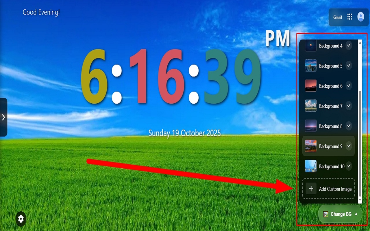 Big Digital Clock chrome谷歌浏览器插件_扩展第5张截图