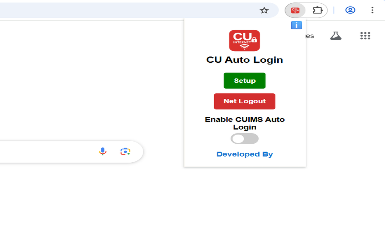 CU Internet Auto Login chrome谷歌浏览器插件_扩展第3张截图