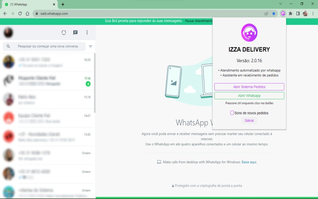 Izza Bot chrome谷歌浏览器插件_扩展第1张截图