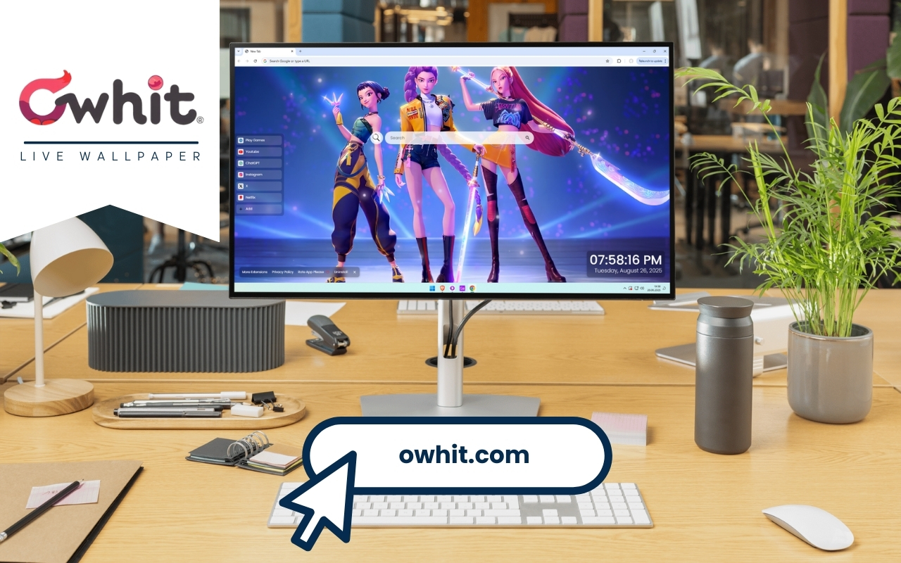 Kpop Demon Hunters Live Wallpaper chrome谷歌浏览器插件_扩展第2张截图