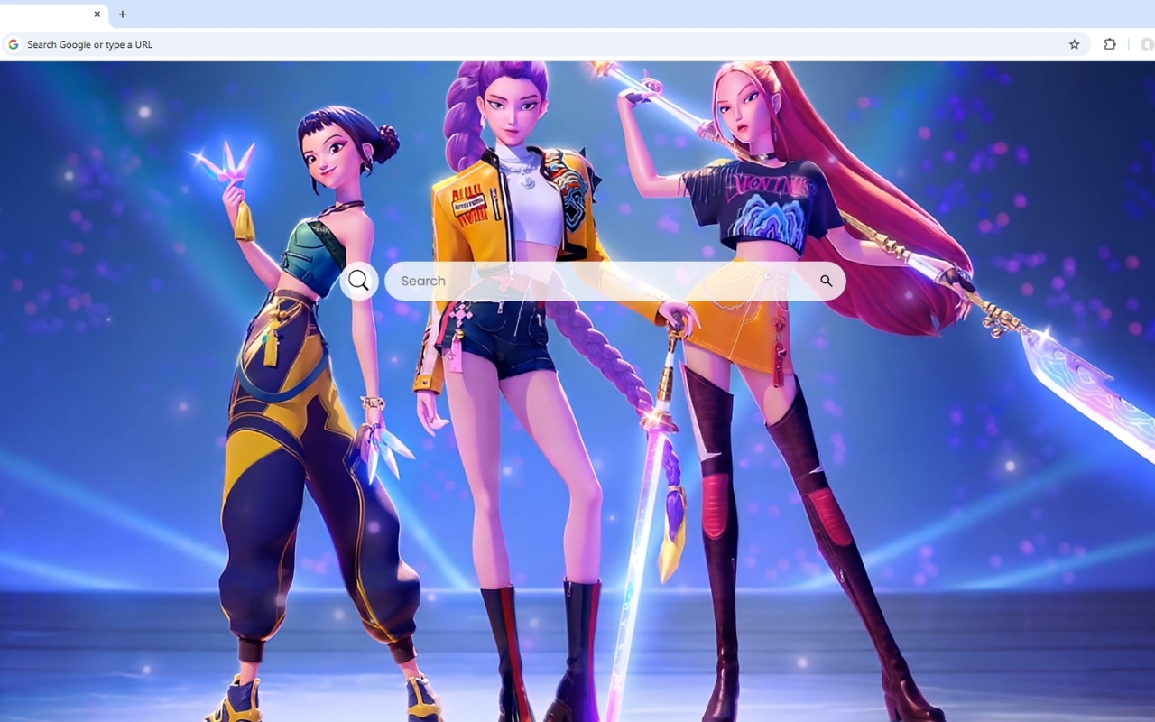 Kpop Demon Hunters Live Wallpaper chrome谷歌浏览器插件_扩展第4张截图