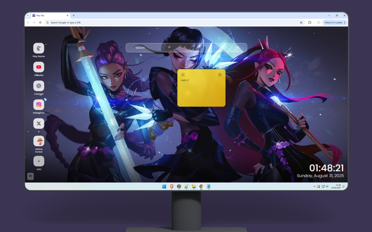 KPop Demon Hunters Wallpaper chrome谷歌浏览器插件_扩展第3张截图