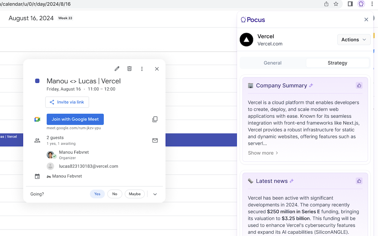 Pocus chrome谷歌浏览器插件_扩展第1张截图