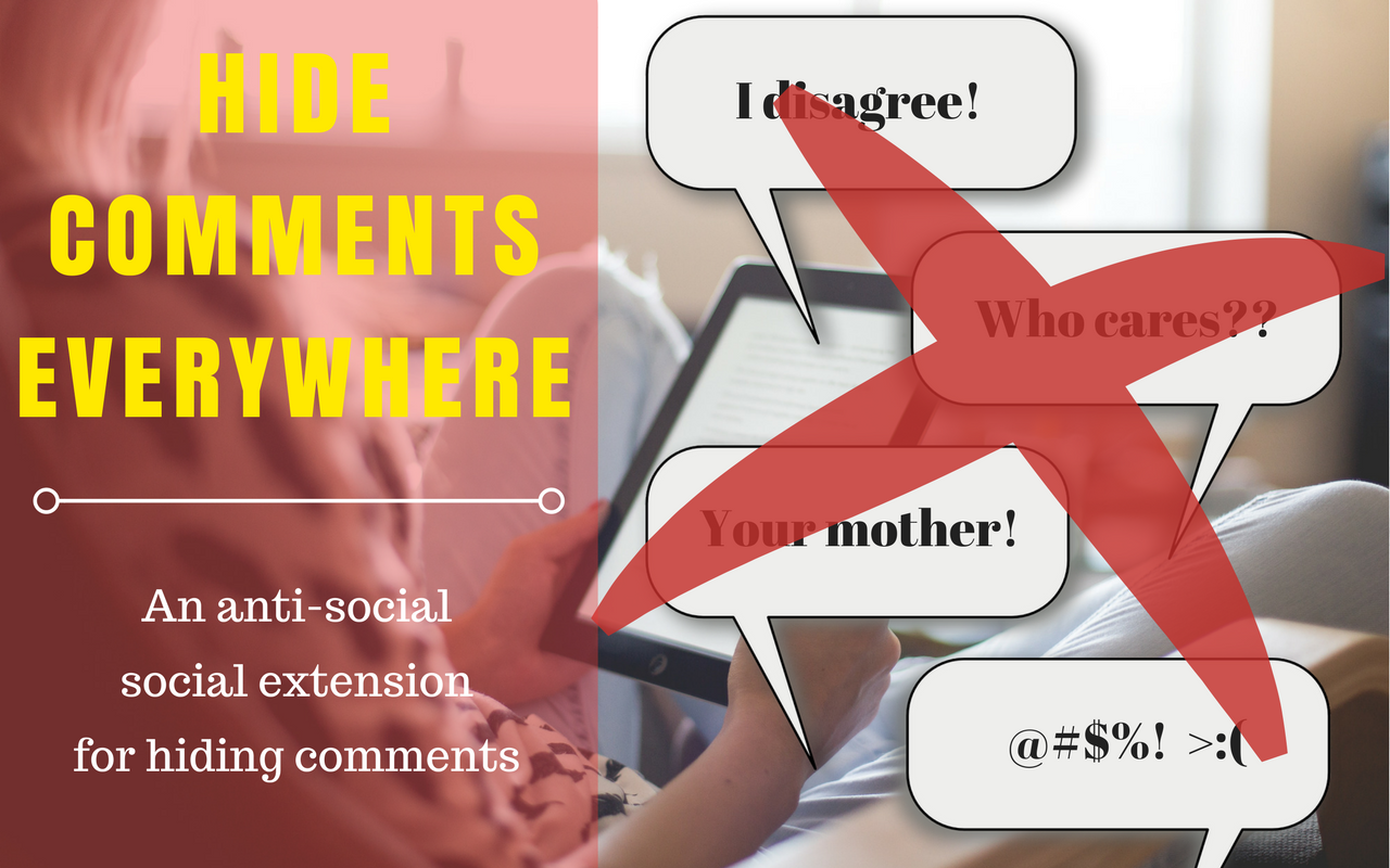 Hide Comments Everywhere chrome谷歌浏览器插件_扩展第2张截图