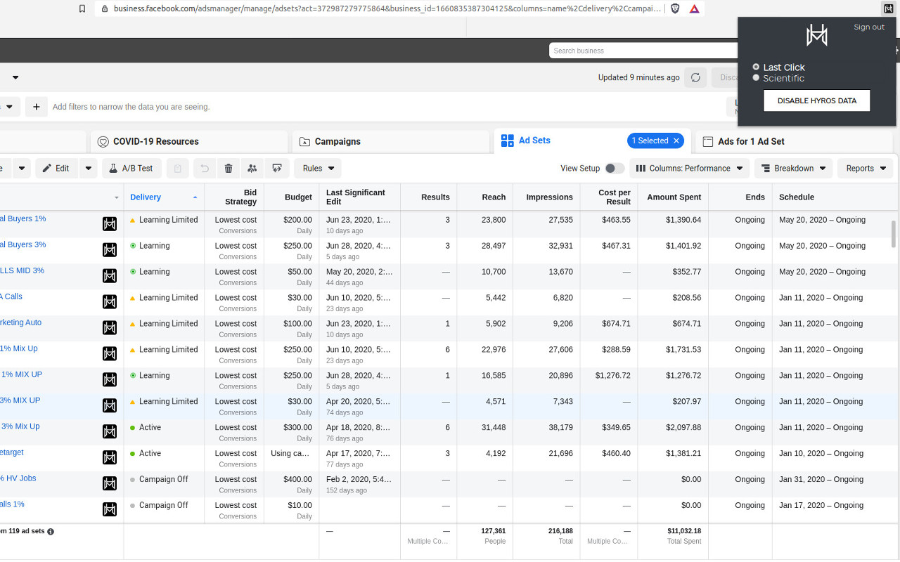 Hyros for Chrome chrome谷歌浏览器插件_扩展第1张截图