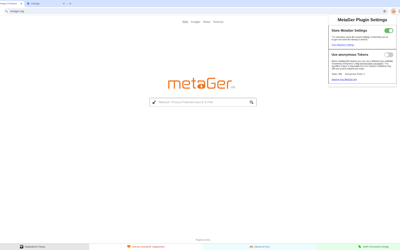 MetaGer Search chrome谷歌浏览器插件_扩展第2张截图