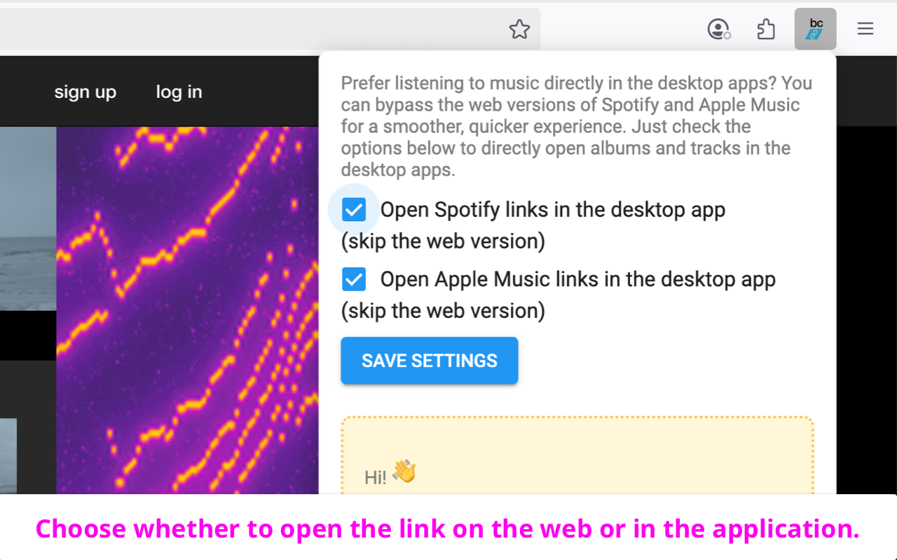Odesli for Bandcamp chrome谷歌浏览器插件_扩展第1张截图