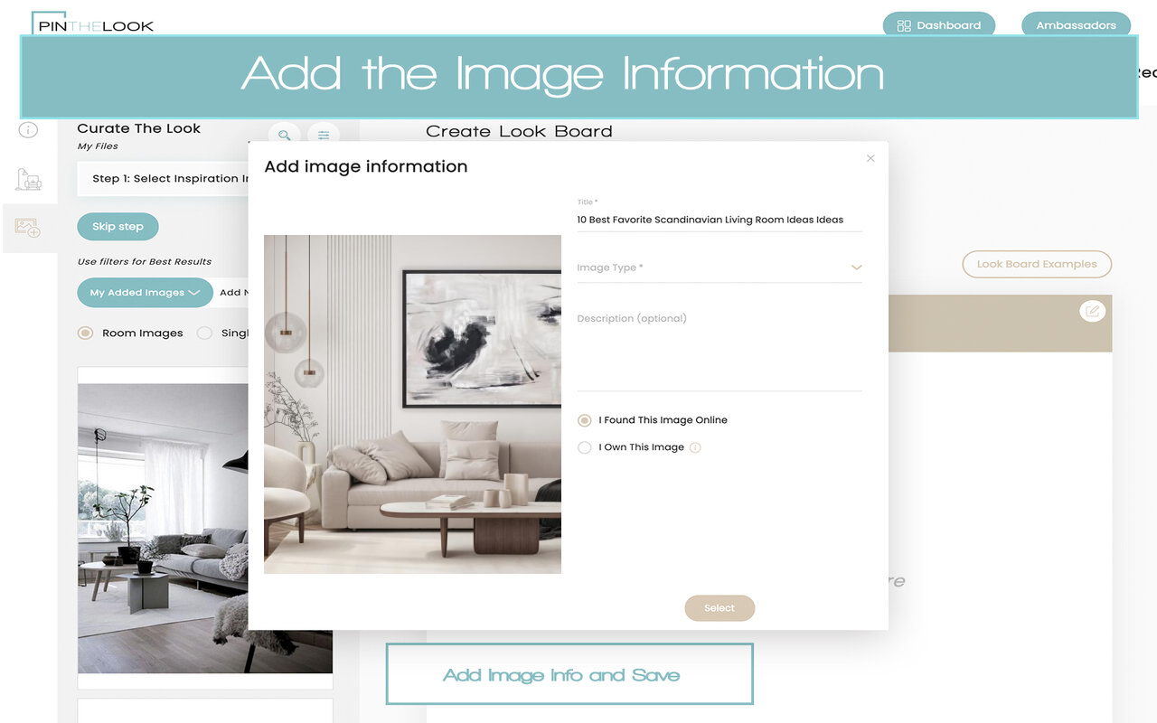 Pin-The-Look Extension chrome谷歌浏览器插件_扩展第2张截图