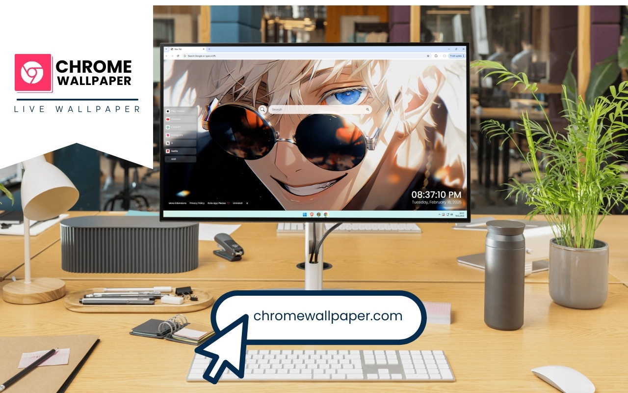 Satoru Gojo Chill Live Wallpaper chrome谷歌浏览器插件_扩展第3张截图