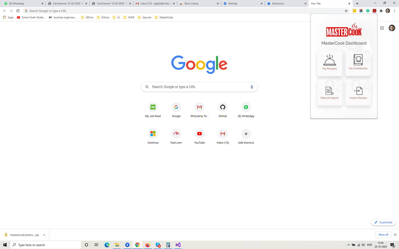 MasterCook chrome谷歌浏览器插件_扩展第5张截图