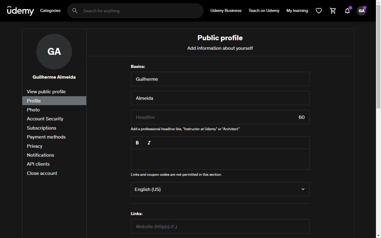 Udemy Dark Theme chrome谷歌浏览器插件_扩展第2张截图