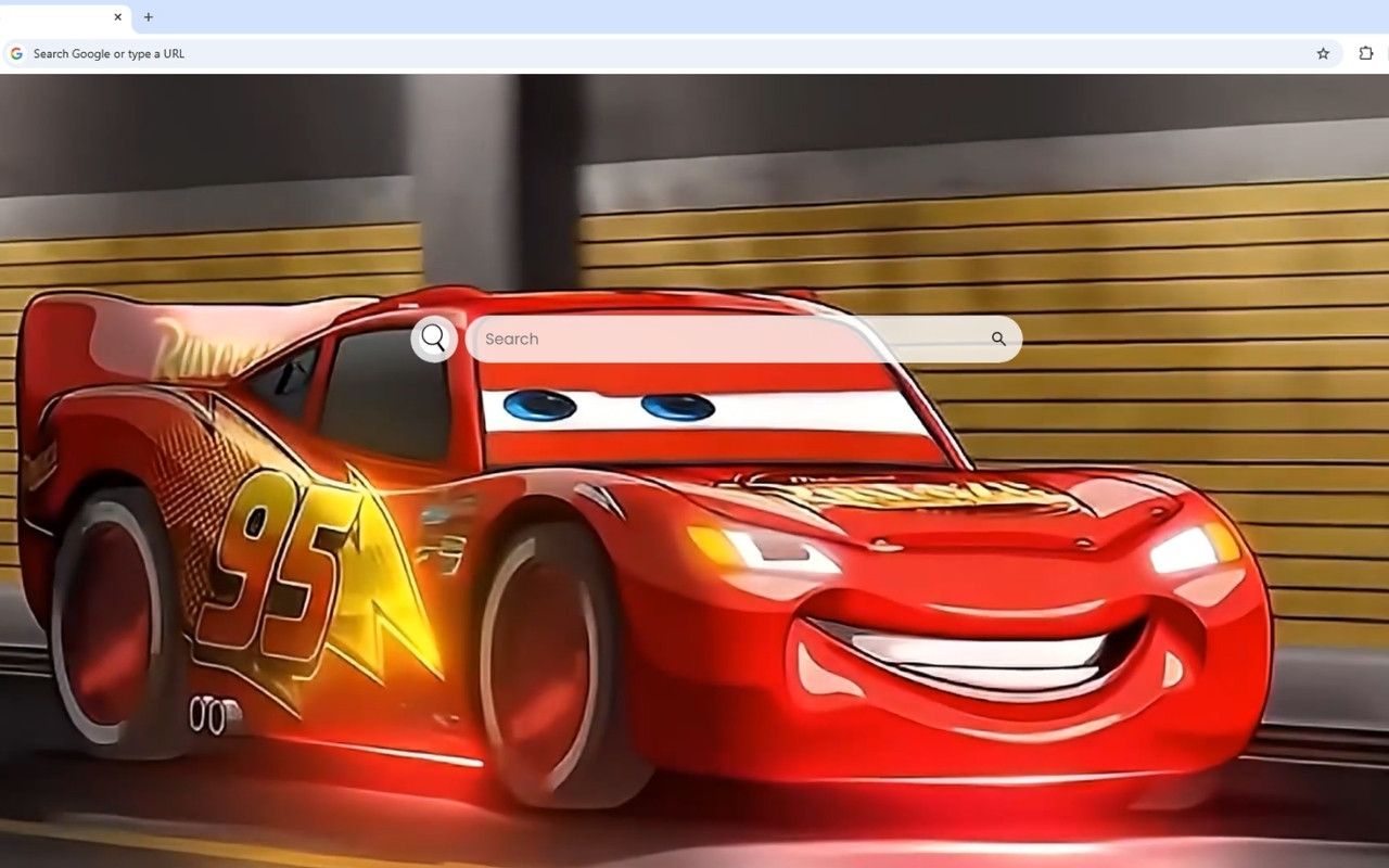 Lightning McQueen Live Wallpaper chrome谷歌浏览器插件_扩展第2张截图