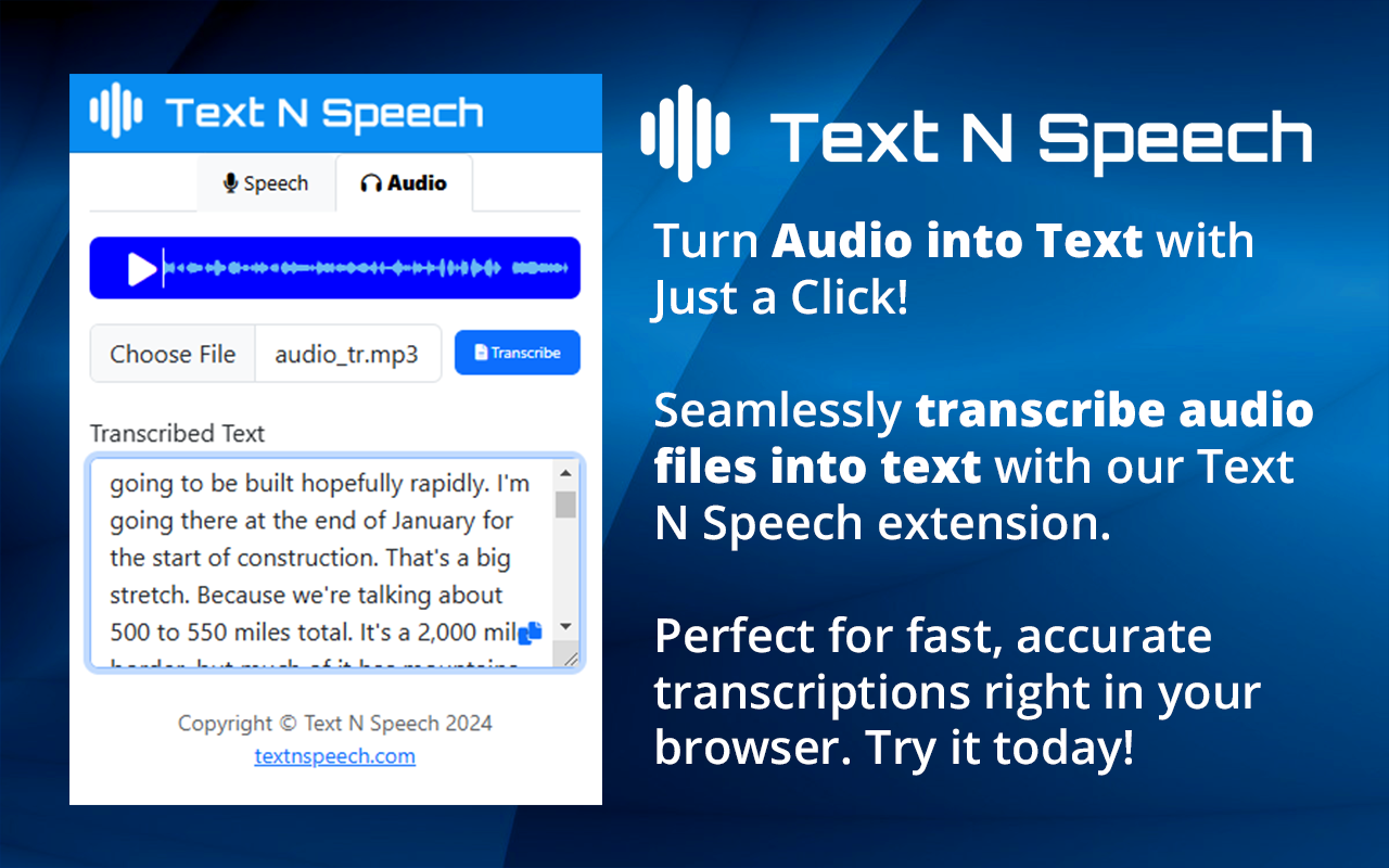 Text N Speech chrome谷歌浏览器插件_扩展第2张截图