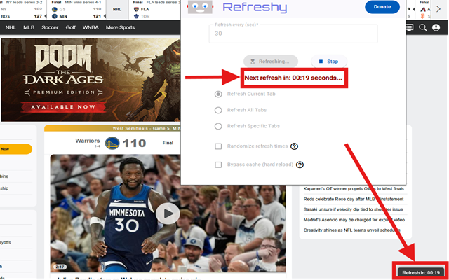 Refreshy chrome谷歌浏览器插件_扩展第1张截图