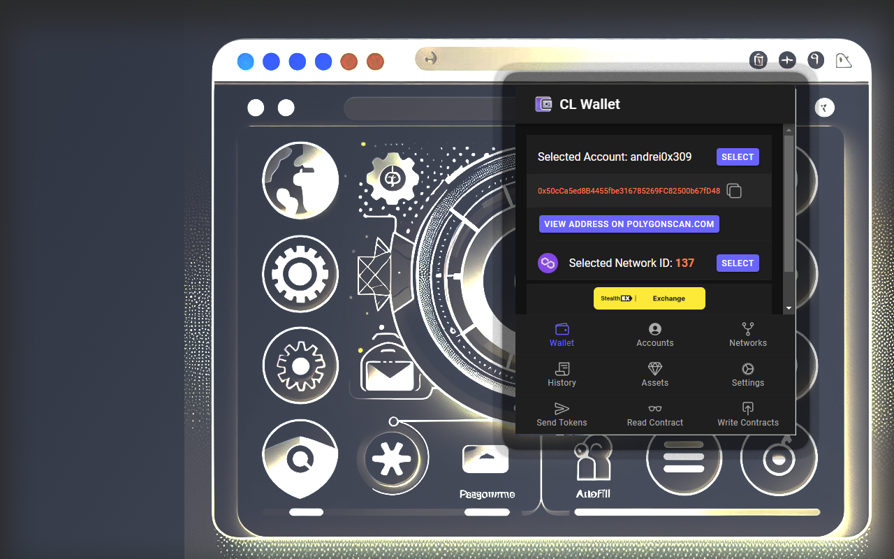 Clear EVM Wallet (CLW) chrome谷歌浏览器插件_扩展第3张截图