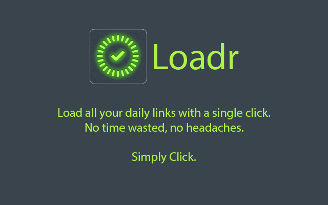 Loadr - Daily Links chrome谷歌浏览器插件_扩展第1张截图