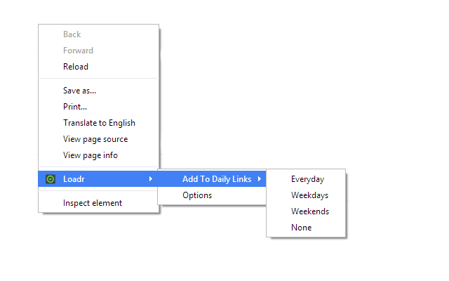 Loadr - Daily Links chrome谷歌浏览器插件_扩展第2张截图