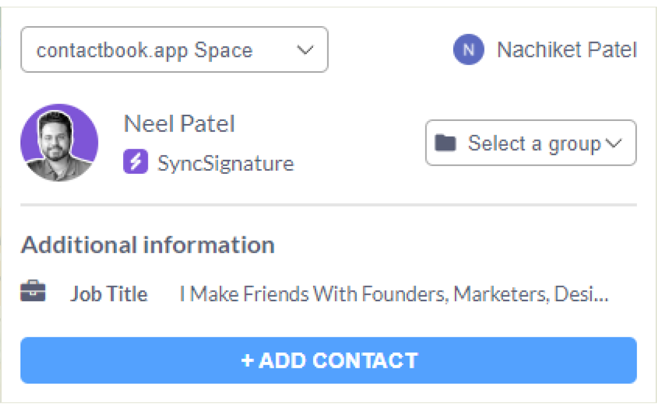 ContactBook - Contacts extractor chrome谷歌浏览器插件_扩展第4张截图