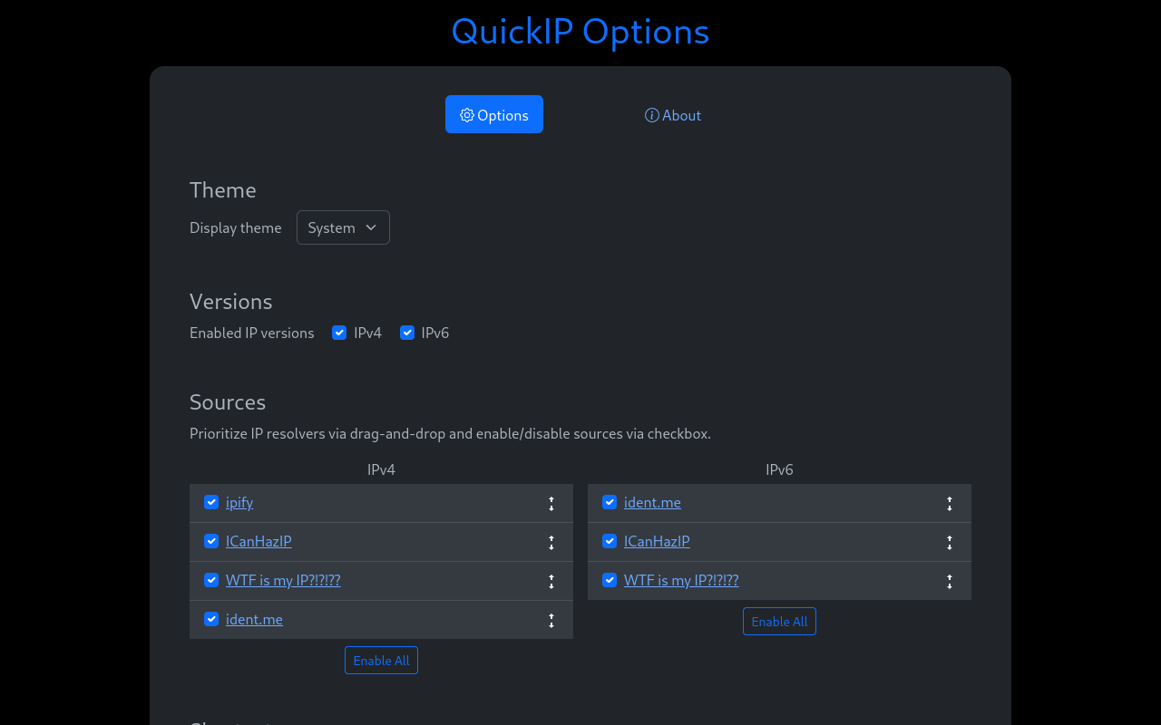 QuickIP chrome谷歌浏览器插件_扩展第2张截图