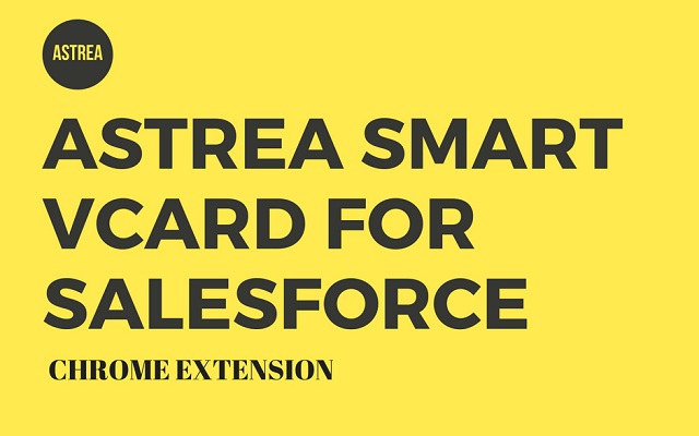 Smart vCard for Salesforce chrome谷歌浏览器插件_扩展第1张截图