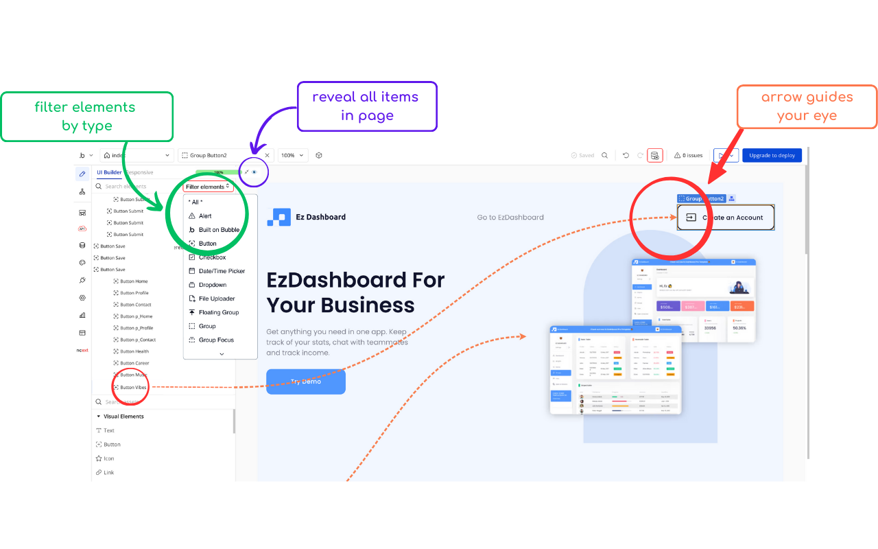 Nocodext for Bubble chrome谷歌浏览器插件_扩展第5张截图