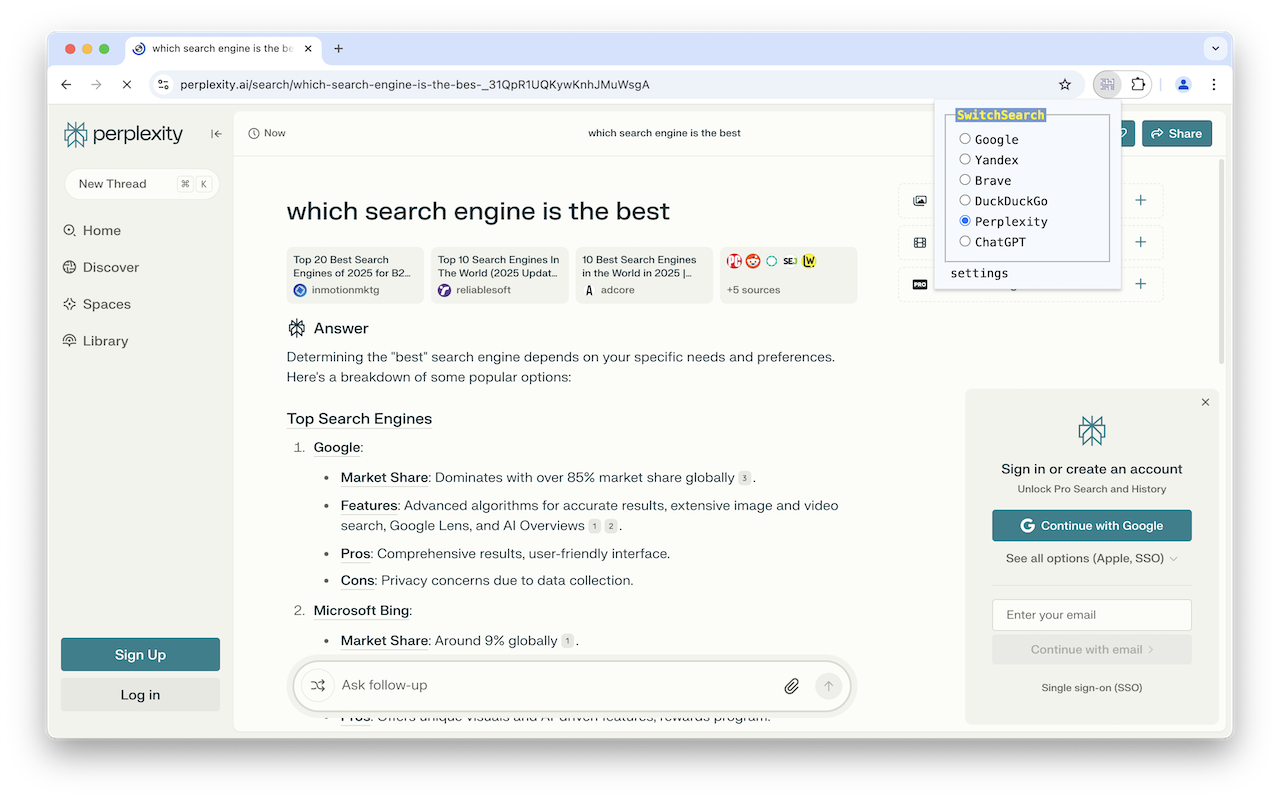 SwitchSearch chrome谷歌浏览器插件_扩展第2张截图