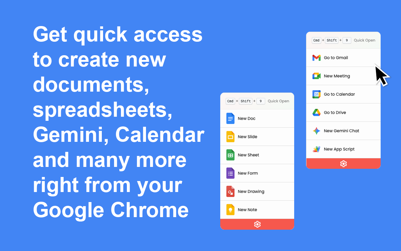 快速创建 Google Workspace chrome谷歌浏览器插件_扩展第2张截图
