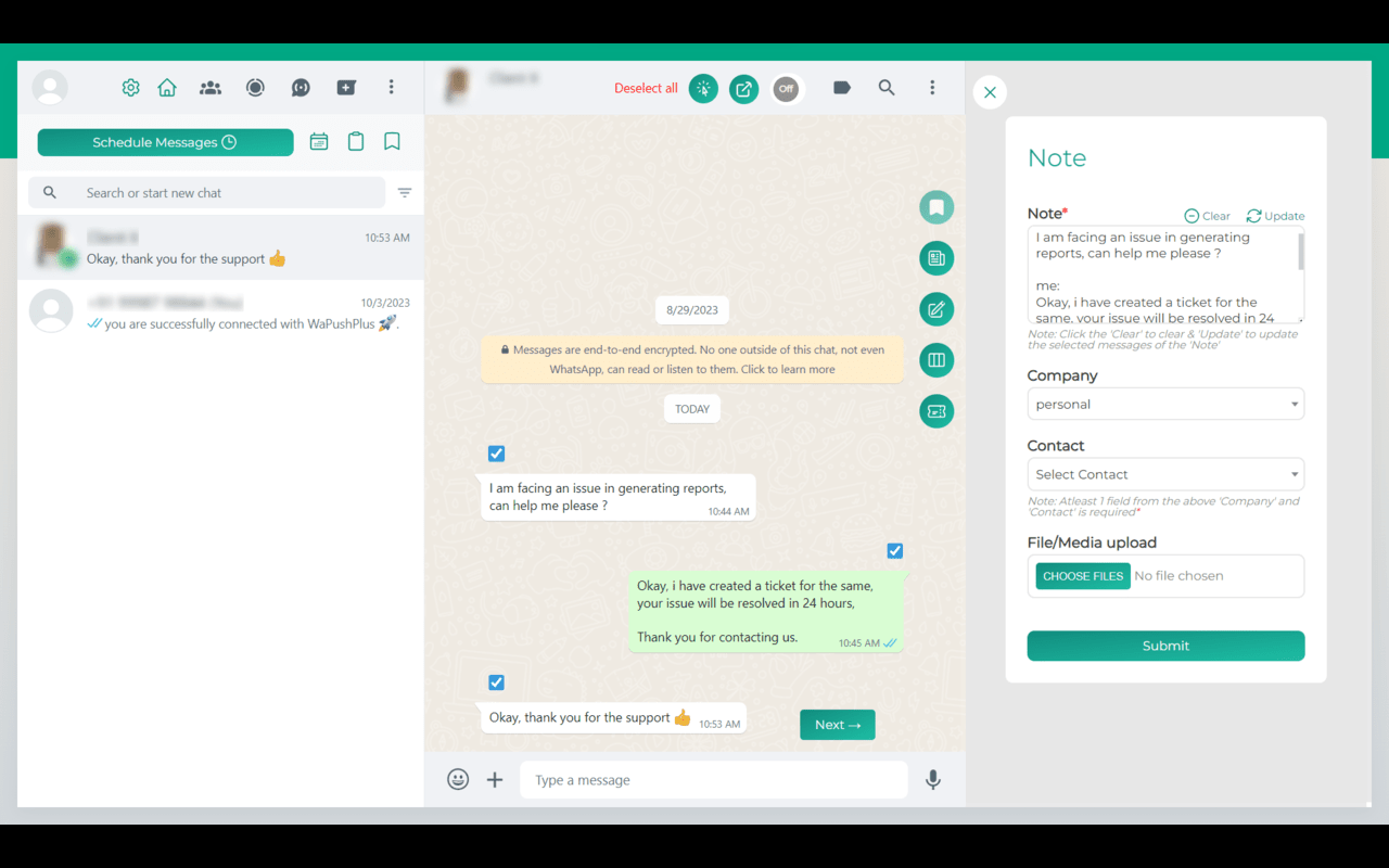 WhatsApp Schedule, Backup, Bulk Messenger by SyncMate chrome谷歌浏览器插件_扩展第1张截图