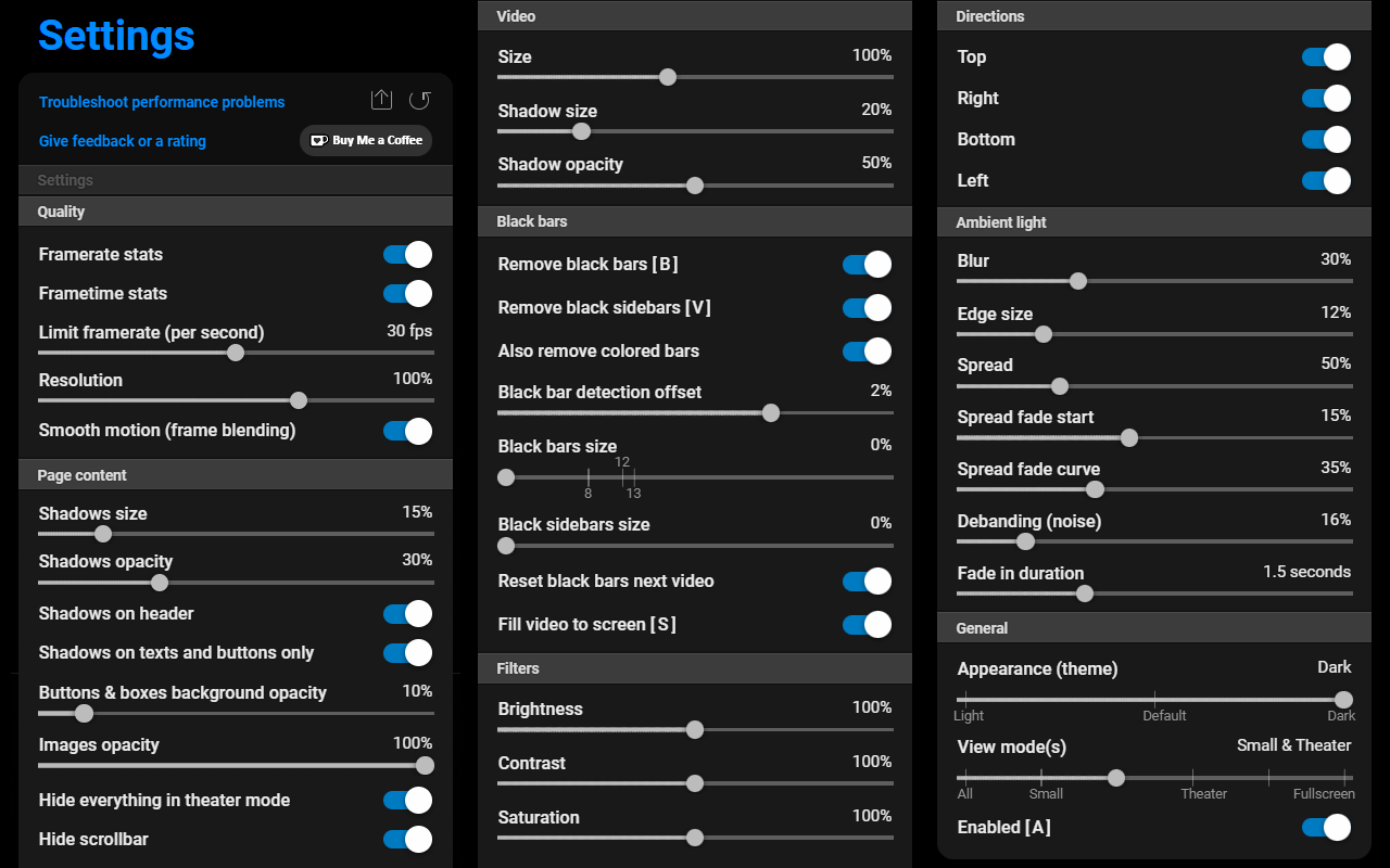 Ambient light for YouTube™ chrome谷歌浏览器插件_扩展第3张截图