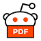 Reddit Save as PDF LOGO 图标